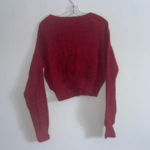 Knitted Cropped Sweater